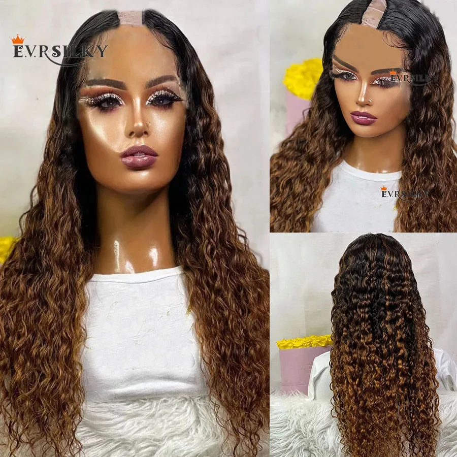 Ombre Blonde Kinky Curly U Part Wigs Middle Open Highlights Bouncy Curl 100% Human Hair Wig Peruvian V Shape Full Machine Made
Ombre Blonde Kinky Curly U Part Wigs Middle Open Highlights Bouncy Curl 100% Human Hair Wig Peruvian V Shape Full Machine Made