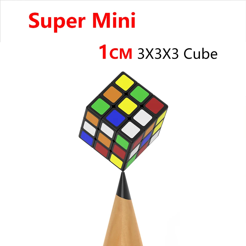Супер Мини 1 см 3X3X3 магический куб высокое качество миниатюрные профессиональные