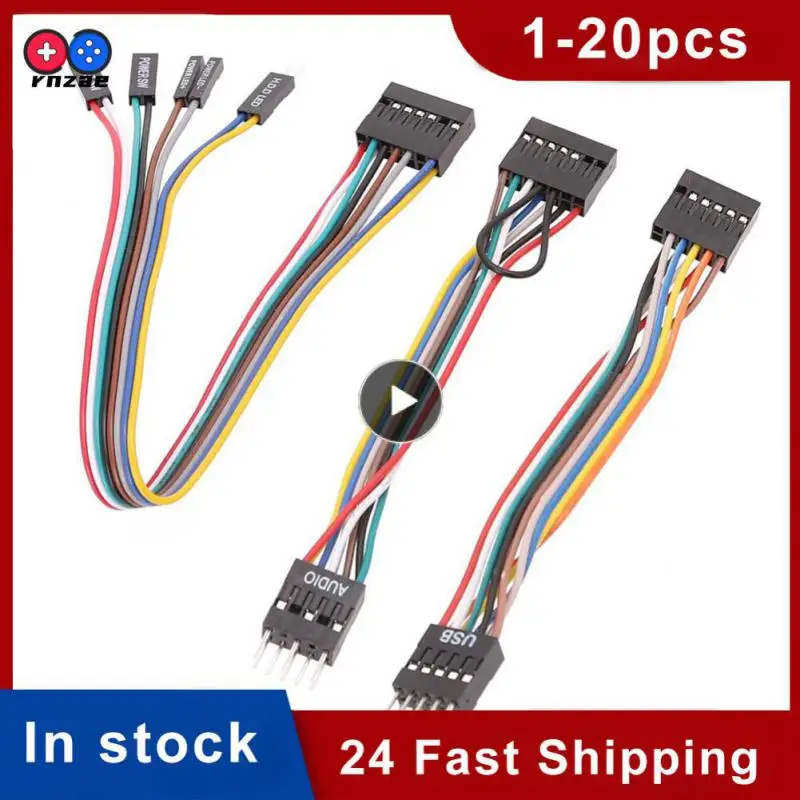 11-pin Female Usb Cable Audio Cable Three-piece Set Usb 9-pin Chassis Adapter Cable Conversion Cable 24awg Wiring Switch Cable
11-pin Female Usb Cable Audio Cable Three-piece Set Usb 9-pin Chassis Adapter Cable Conversion Cable 24awg Wiring Switch Cable