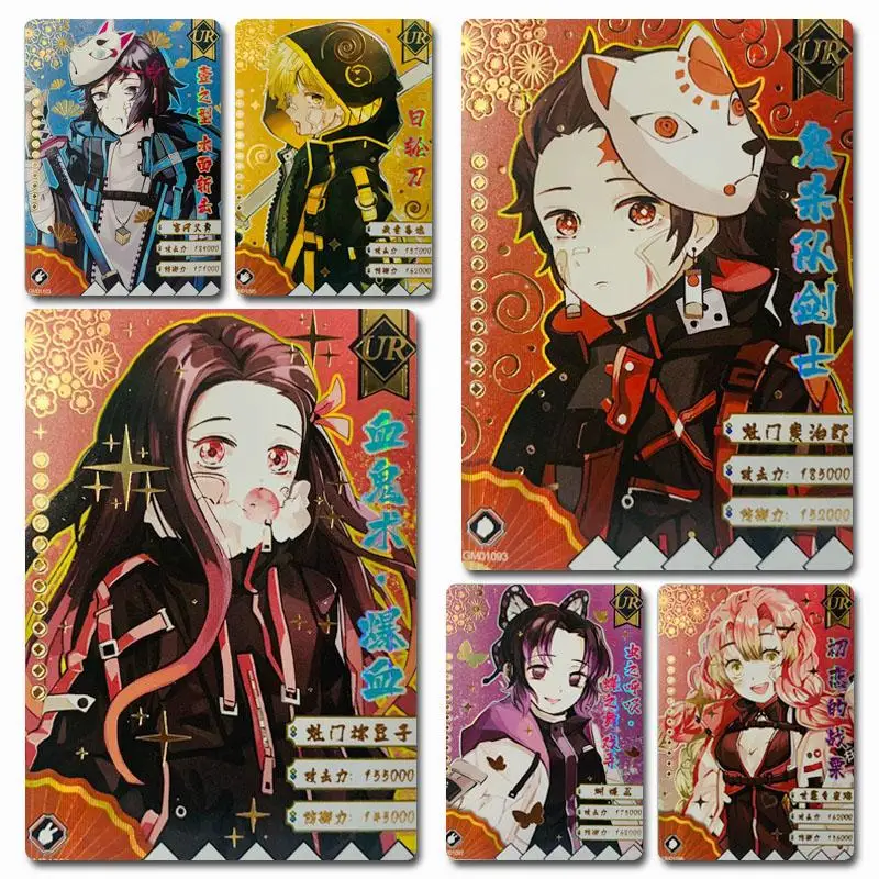 Demon Slayer Anime Characters Kamado Tanjirou Nezuko Kochou Shinobu Bronzing Collection Craft Flash Card Christmas Birthday Gift
Demon Slayer Anime Characters Kamado Tanjirou Nezuko Kochou Shinobu Bronzing Collection Craft Flash Card Christmas Birthday Gift