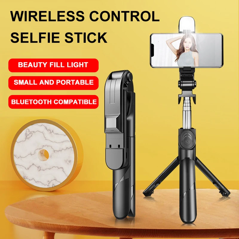 MAMEN Mini Wireless Selfie Stick with LED Fill Light Desktop Phone Tripod for HUAWEI Xiaomi iPhone Bluetooth Compatible Tripod
MAMEN Mini Wireless Selfie Stick with LED Fill Light Desktop Phone Tripod for HUAWEI Xiaomi iPhone Bluetooth Compatible Tripod