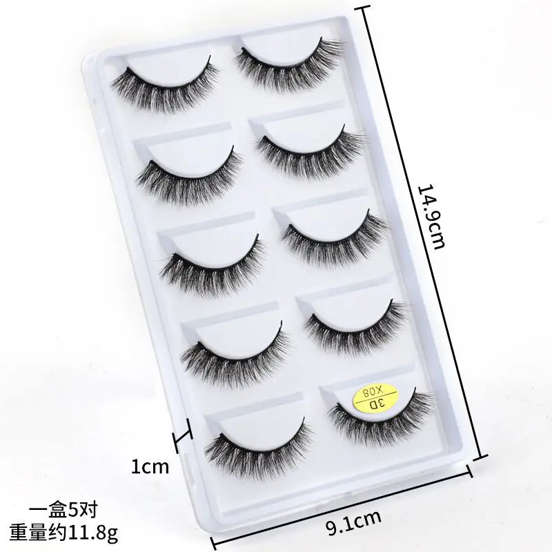 Full Strip mink Winged eyelashes comfortable Plastic Black Terrier Fake eye lash makeup tools
Full Strip mink Winged eyelashes comfortable Plastic Black Terrier Fake eye lash makeup tools