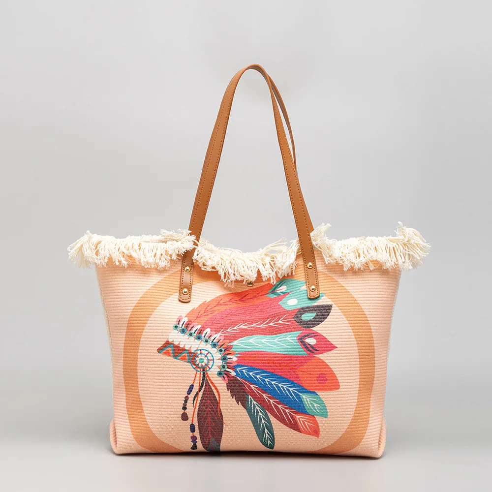 Boho Canvas Tote Bags Women Fashion Vintage Design Tribal Ibiza Style Shoulder Bag Female Casual Versatile Tassels Handbags
Boho Canvas Tote Bags Women Fashion Vintage Design Tribal Ibiza Style Shoulder Bag Female Casual Versatile Tassels Handbags