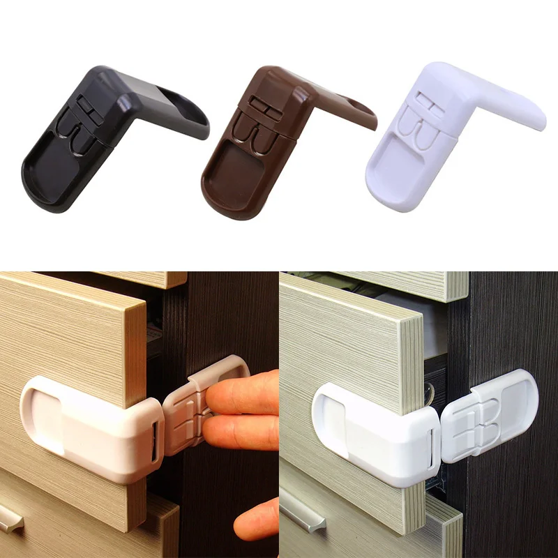 5/3/1pcs Baby Safety Drawer Lock Multi-function 90 Degree Double Button Anti-Pinching Hand Protection Cabinet Locks For Children
5/3/1pcs Baby Safety Drawer Lock Multi-function 90 Degree Double Button Anti-Pinching Hand Protection Cabinet Locks For Children