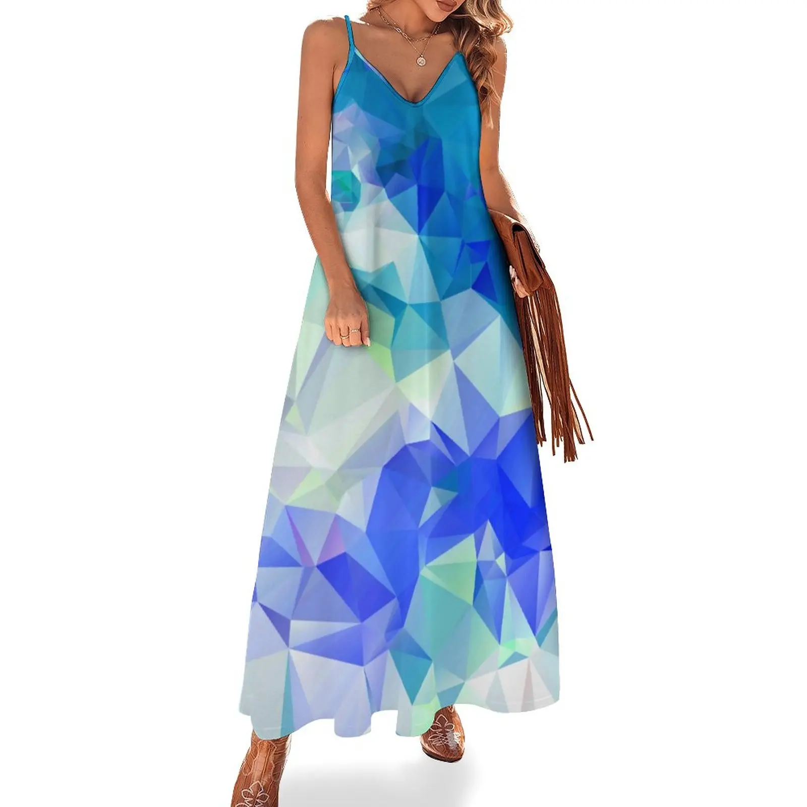 Abstract Geometry Dress Colorful Triangle Print Kawaii Maxi Dress Streetwear Boho Beach Long Dresses V Neck Large Size Clothing
Abstract Geometry Dress Colorful Triangle Print Kawaii Maxi Dress Streetwear Boho Beach Long Dresses V Neck Large Size Clothing