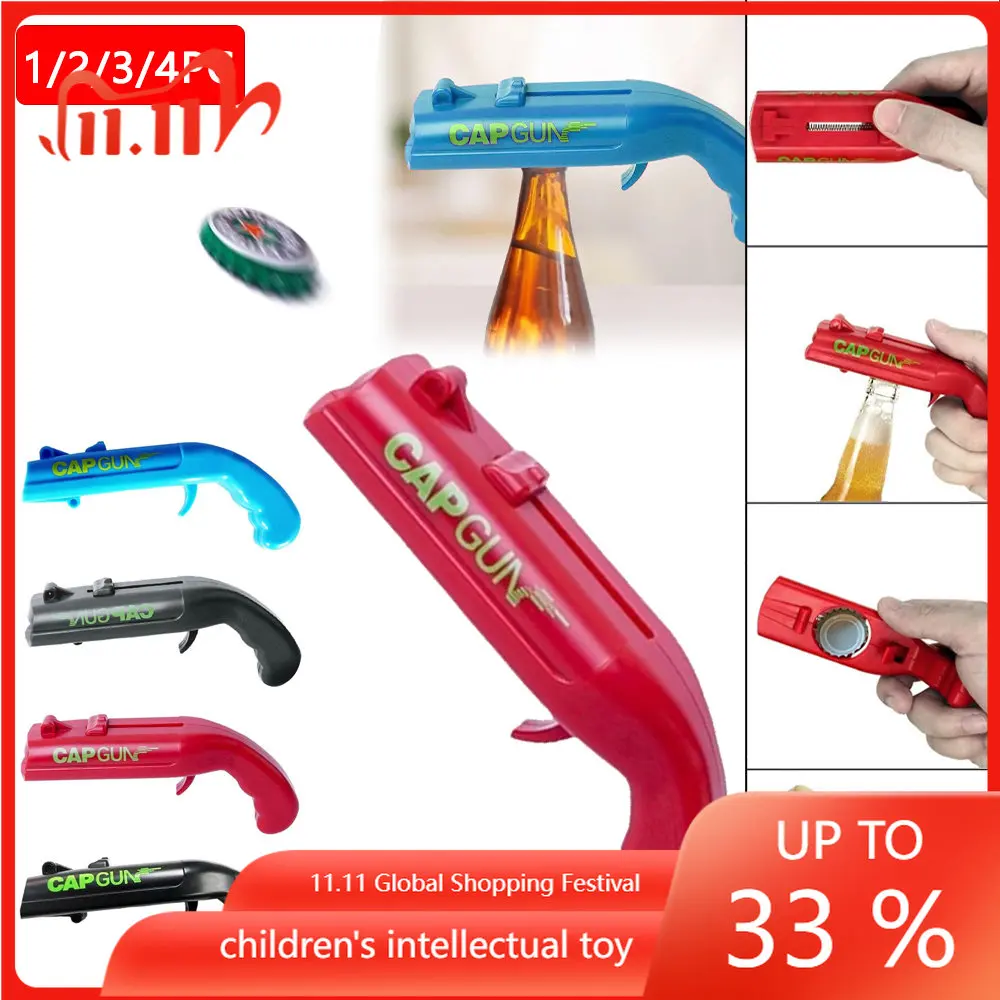 Cap Gun Beer Bottle Opener Portable Beverage Drinking Opening Gun Cap Launcher Shooter Party Supply Bar Tool Kitchen Accessories
Cap Gun Beer Bottle Opener Portable Beverage Drinking Opening Gun Cap Launcher Shooter Party Supply Bar Tool Kitchen Accessories
