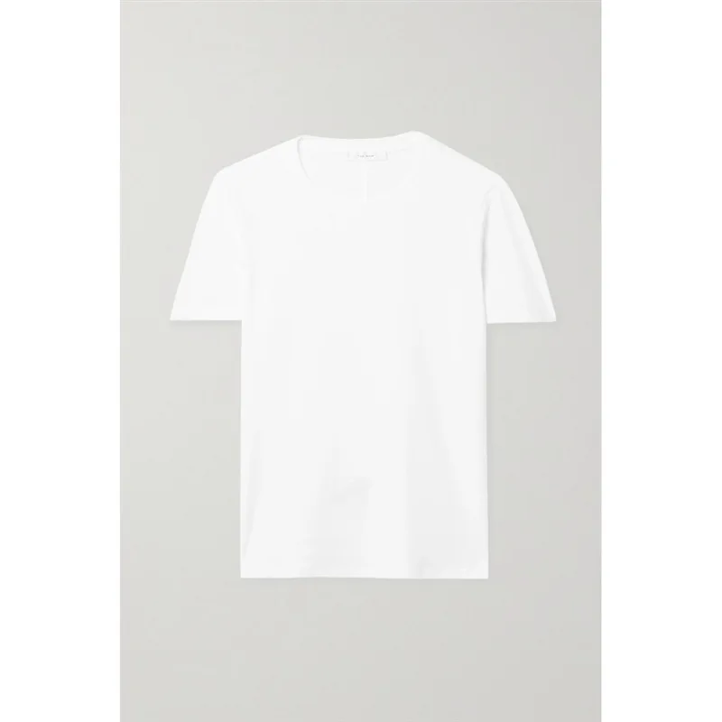The Row Women's Cotton Plain Knitted T-shirt JVM1629881015378 
The Row Women's Cotton Plain Knitted T-shirt JVM1629881015378