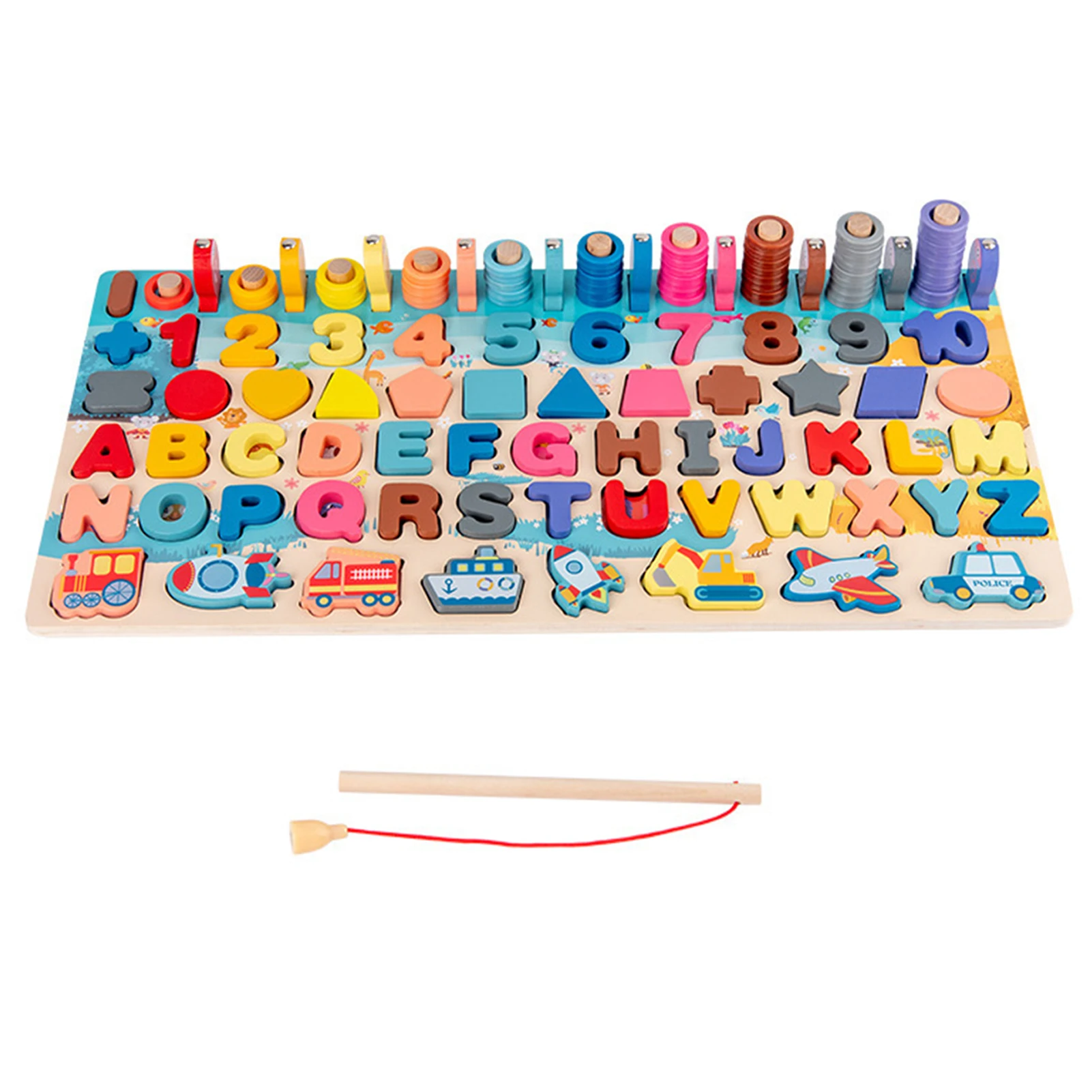 For Toddlers Math Stacking Block Sorting Preschool Montessori Toys Wooden Count Number Shape Matching Learning Game Educational
For Toddlers Math Stacking Block Sorting Preschool Montessori Toys Wooden Count Number Shape Matching Learning Game Educational