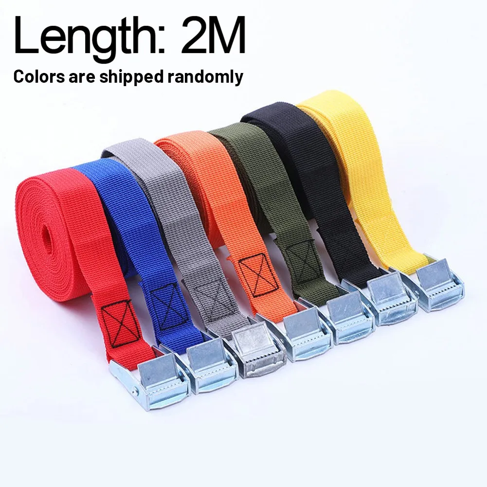2M Buckle Tie-Down Belt Cargo Straps Fits For Car Motorcycle Bike Belt Durable Ratchet Belt (Colors Are Shipped Randomly)
2M Buckle Tie-Down Belt Cargo Straps Fits For Car Motorcycle Bike Belt Durable Ratchet Belt (Colors Are Shipped Randomly)
