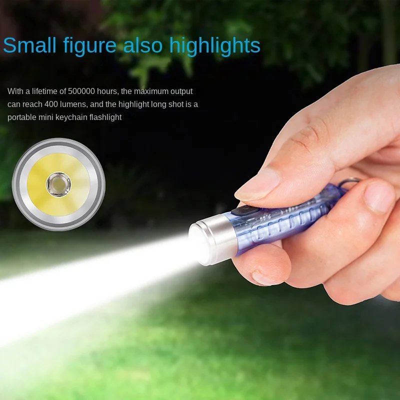 Mini Keychain Flashlight USB-C Fast Charging Multifunctional Fluorescent Magnetic Warning Flashlight
Mini Keychain Flashlight USB-C Fast Charging Multifunctional Fluorescent Magnetic Warning Flashlight