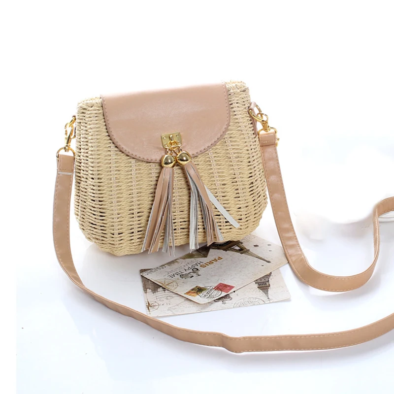Women Summer Wicker Beach Bags INS Hot Handmade Bohemia Tassel Rattan Handbags Stylish Straw Shoulder Bag
Women Summer Wicker Beach Bags INS Hot Handmade Bohemia Tassel Rattan Handbags Stylish Straw Shoulder Bag