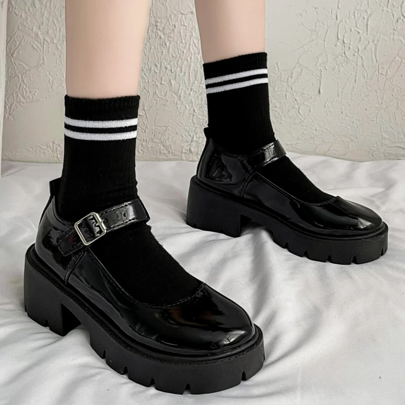 Women's 2021 Summer New British Style Shallow Mouth Low-top Shoes Platform Shoes Women Shoes
Women's 2021 Summer New British Style Shallow Mouth Low-top Shoes Platform Shoes Women Shoes