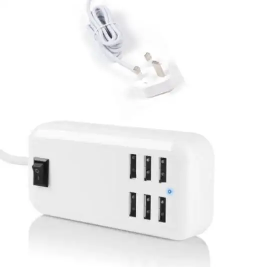 20W Travel Charger Adapter Socket 6 USB Ports Fast Charging Travel Socket 20W 20W
20W Travel Charger Adapter Socket 6 USB Ports Fast Charging Travel Socket 20W 20W