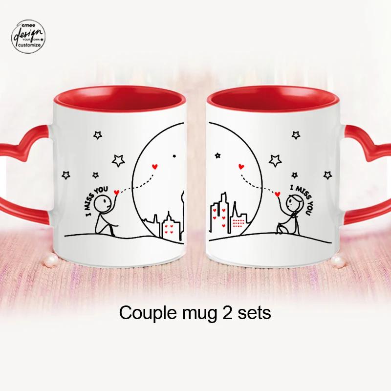 Funny Mug Set Valentine's Day Gift Valentine Couple Wedding Gift Anniversary Gift Couple Mug Colored Cup Coffee Mug Red Mugs Set
Funny Mug Set Valentine's Day Gift Valentine Couple Wedding Gift Anniversary Gift Couple Mug Colored Cup Coffee Mug Red Mugs Set
