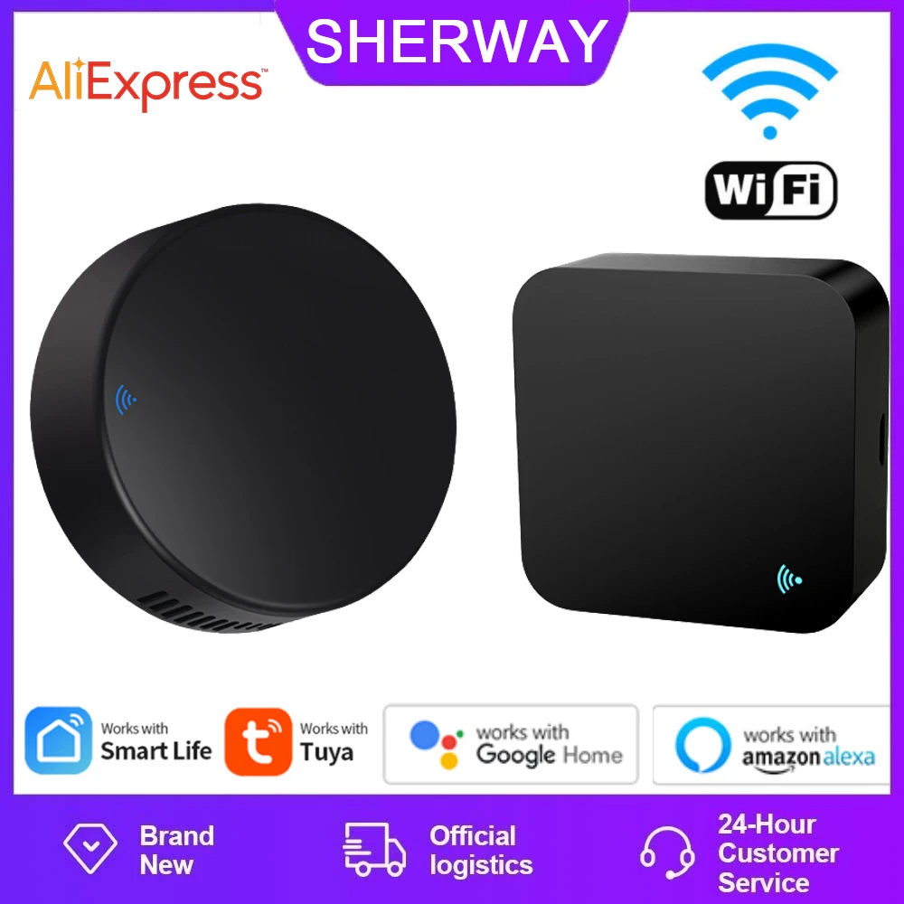SHERWAY Smart Home Alarm Kit TUYA Home Smart Life Intelligent WIFI Universal Remote Control for TV /Air Conditioner/Fan Kit
SHERWAY Smart Home Alarm Kit TUYA Home Smart Life Intelligent WIFI Universal Remote Control for TV /Air Conditioner/Fan Kit
