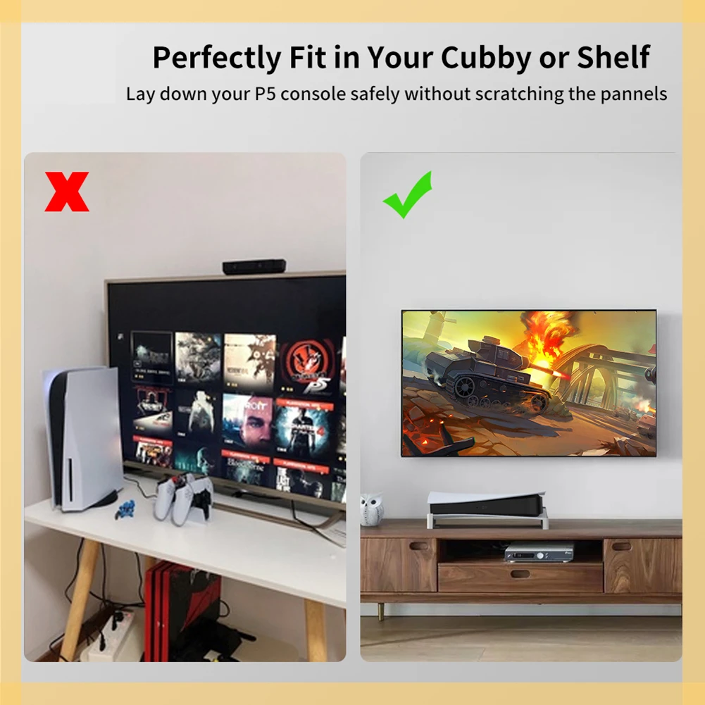 Horizontal Storage Stand for PS 5 PS5 Digital / Optical Drive Edition Game Console Dock Mount Holder
Horizontal Storage Stand for PS 5 PS5 Digital / Optical Drive Edition Game Console Dock Mount Holder