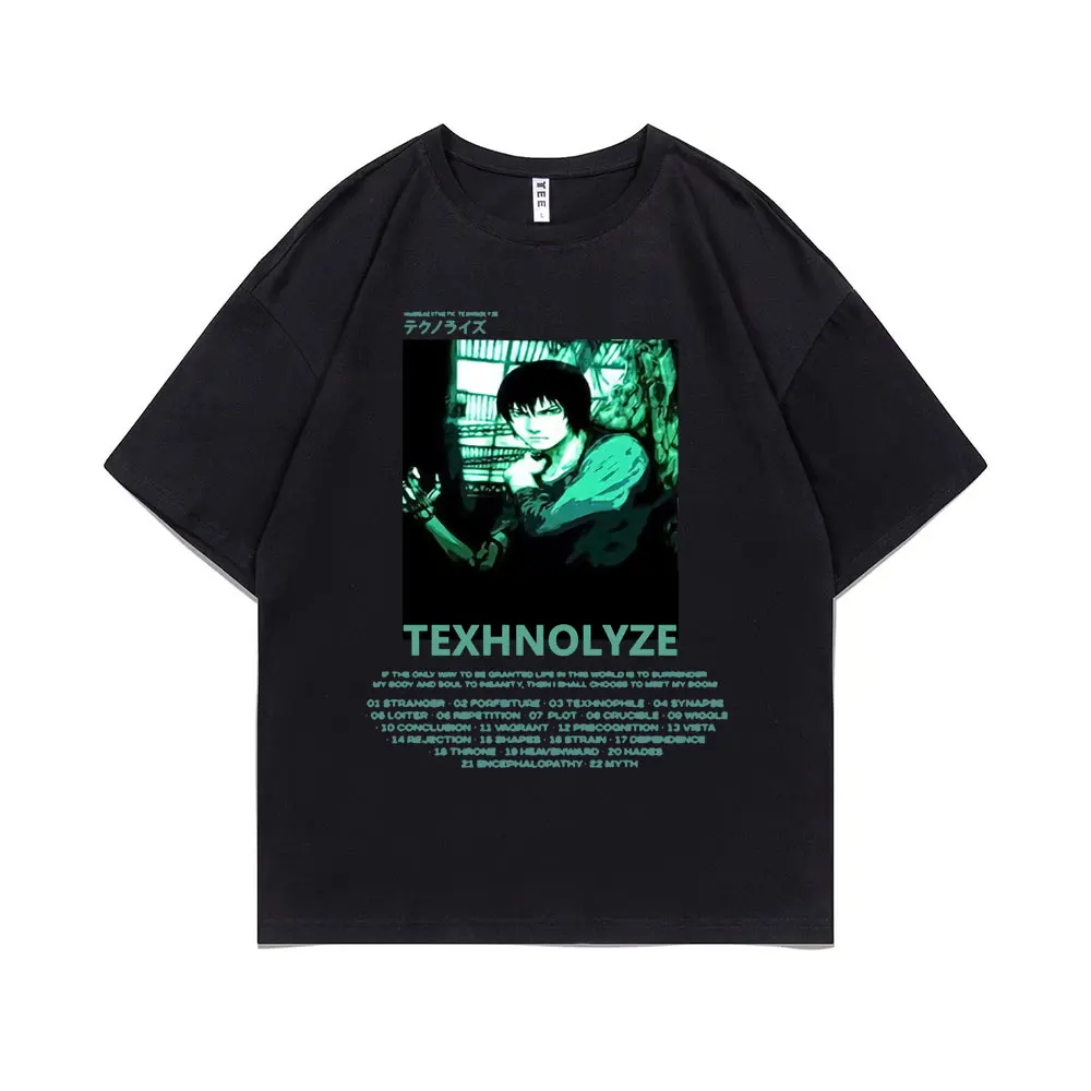 Manga Texhnolyze Serial Experiments Lain Tshirt Men Women Anime Science Fiction Iwakura Graphic T-shirt Men's Oversized T Shirt
Manga Texhnolyze Serial Experiments Lain Tshirt Men Women Anime Science Fiction Iwakura Graphic T-shirt Men's Oversized T Shirt