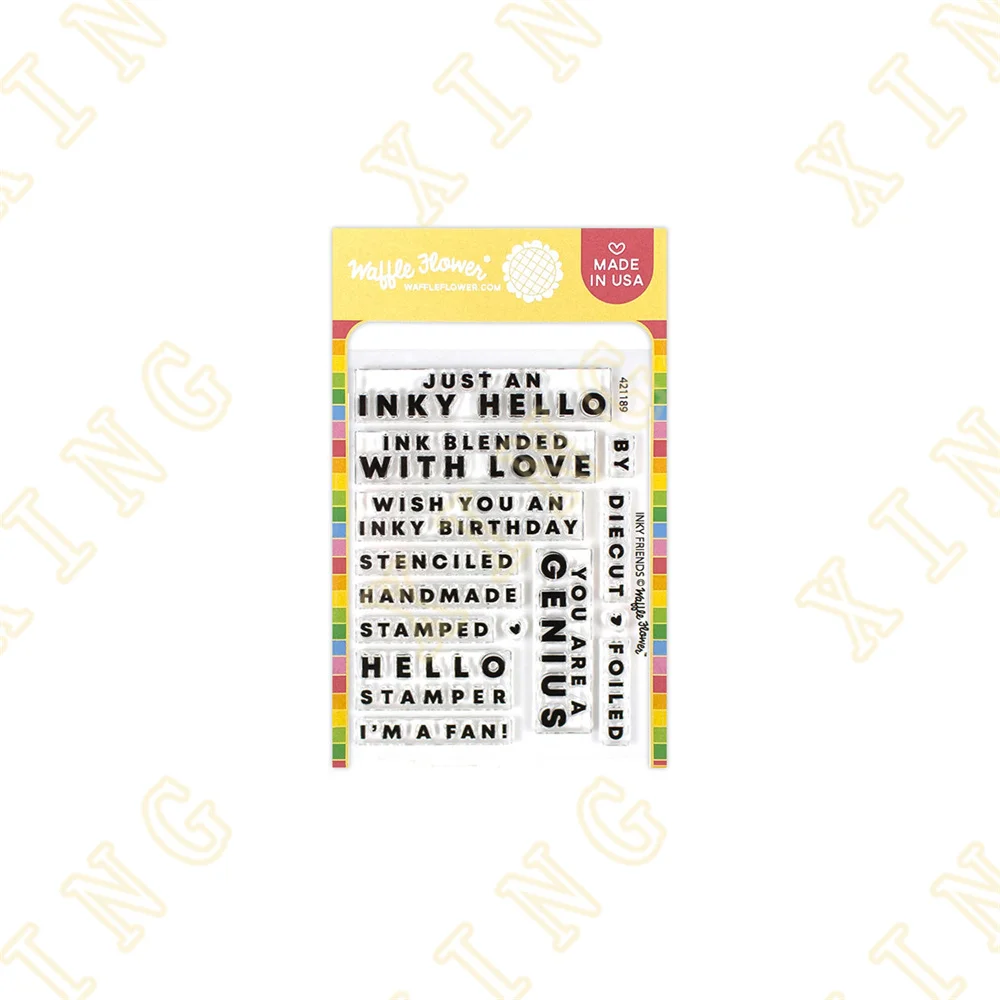 Inky Friends Clear Silicone Stamps Scrapbook Diary Decoration Embossing Template Diy Greeting Card Handmade 2022 New Arrival
Inky Friends Clear Silicone Stamps Scrapbook Diary Decoration Embossing Template Diy Greeting Card Handmade 2022 New Arrival