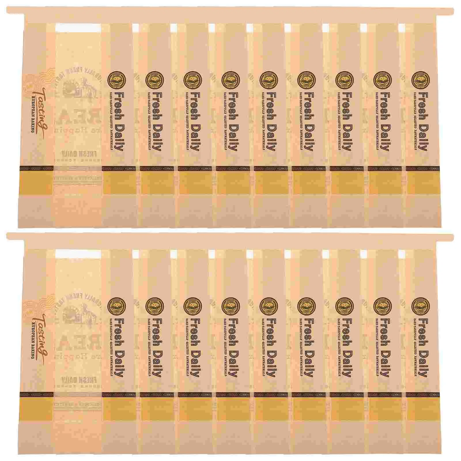 50 Pcs Cookie Packaging Bags Paper Bread Lace Sealing Plastic Oil-proof Packing Sandwich Holders
50 Pcs Cookie Packaging Bags Paper Bread Lace Sealing Plastic Oil-proof Packing Sandwich Holders
