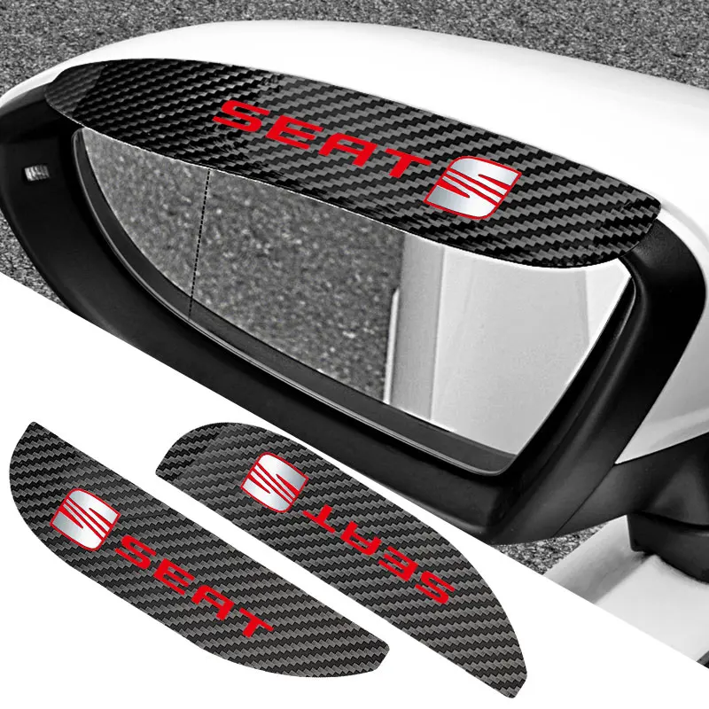 New Carbon Fiber Car Rearview Mirror Rain Waterproof Car Sticker For Seat Leon FR Altea Ibiza Toledo Cordoba Alhambra Arona Exeo
New Carbon Fiber Car Rearview Mirror Rain Waterproof Car Sticker For Seat Leon FR Altea Ibiza Toledo Cordoba Alhambra Arona Exeo