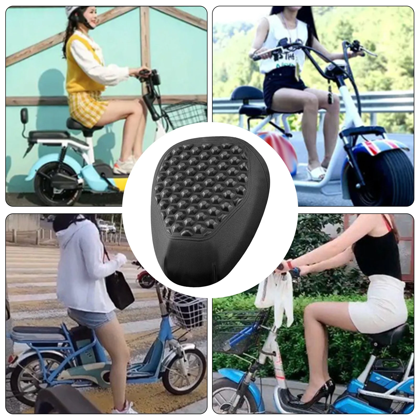 Cover Cushion Case 3D Shallow Groove Bicycle Accessories Black/Brown Non-slip Silicone Seat Cover For Electric Bike
Cover Cushion Case 3D Shallow Groove Bicycle Accessories Black/Brown Non-slip Silicone Seat Cover For Electric Bike