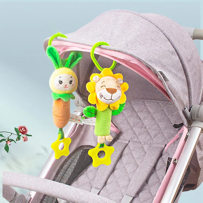 Newborn Baby Plush Stroller Toys Baby Hand Grasp Rattles Cartoon Animal Hanging Bell Educational Baby Toys 0-12 Months Comfort
Newborn Baby Plush Stroller Toys Baby Hand Grasp Rattles Cartoon Animal Hanging Bell Educational Baby Toys 0-12 Months Comfort
