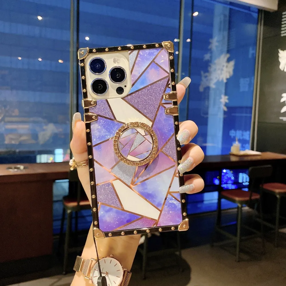 Bling Triangle Sequin Diamond Ring Holder Square Phone Case For Samsung S23 S 22 21 20 10 9 8 FE Plus Ultra + Note 8 9 10 20 Pro
Bling Triangle Sequin Diamond Ring Holder Square Phone Case For Samsung S23 S 22 21 20 10 9 8 FE Plus Ultra + Note 8 9 10 20 Pro