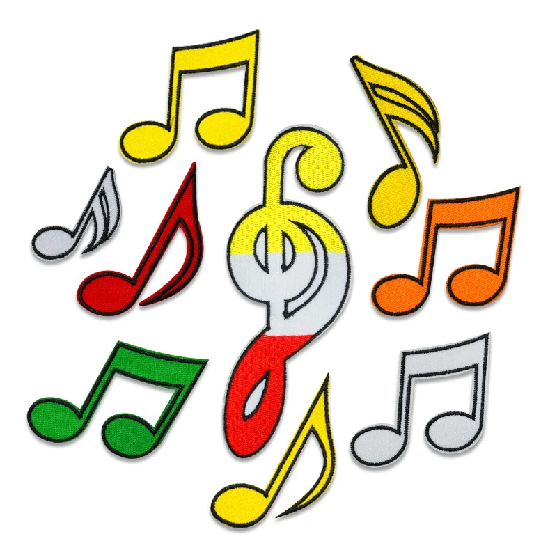 50pcs/Lot Luxury Musical Note Embroidery Patch Shirt Bag Clothing Decoration Accessory Craft Diy Applique
50pcs/Lot Luxury Musical Note Embroidery Patch Shirt Bag Clothing Decoration Accessory Craft Diy Applique