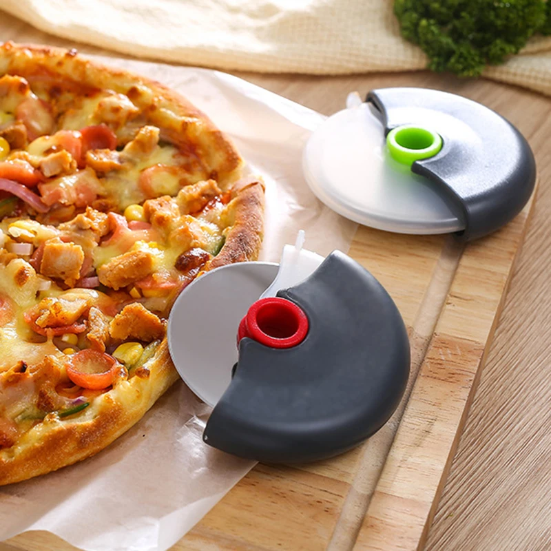 Pizza Cutter Round Wheel Stainless Steel Cutting Knife for Pizza with Lid Roulette Roller Dough Pizza Slicer Cutter Baking Tools
Pizza Cutter Round Wheel Stainless Steel Cutting Knife for Pizza with Lid Roulette Roller Dough Pizza Slicer Cutter Baking Tools