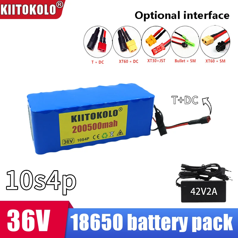 100% Original 36V Battery 10S4P Battery Pack 1000W High Power Battery 42V 200500mAh Ebike Electric Bike BMS+42V2A Charger
100% Original 36V Battery 10S4P Battery Pack 1000W High Power Battery 42V 200500mAh Ebike Electric Bike BMS+42V2A Charger