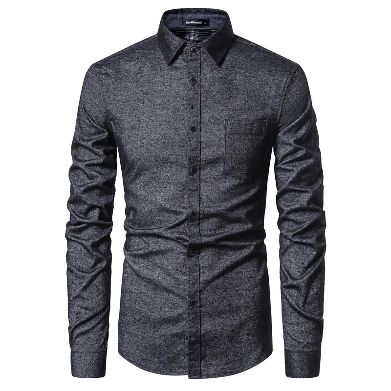 Men's Cross-border Foreign Trade Large New Shirt Solid Color Slim Long Sleeve Shirt Cotton Quality European Shirt 
Men's Cross-border Foreign Trade Large New Shirt Solid Color Slim Long Sleeve Shirt Cotton Quality European Shirt