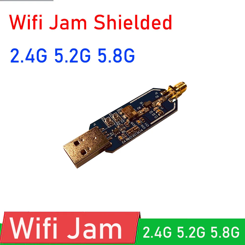 2.4G 5.2G 5.8G USB Frequency JAM WiFi Interference Blocker signal development board for RF POWER amplifier antenna UAV Bluetooth
2.4G 5.2G 5.8G USB Frequency JAM WiFi Interference Blocker signal development board for RF POWER amplifier antenna UAV Bluetooth