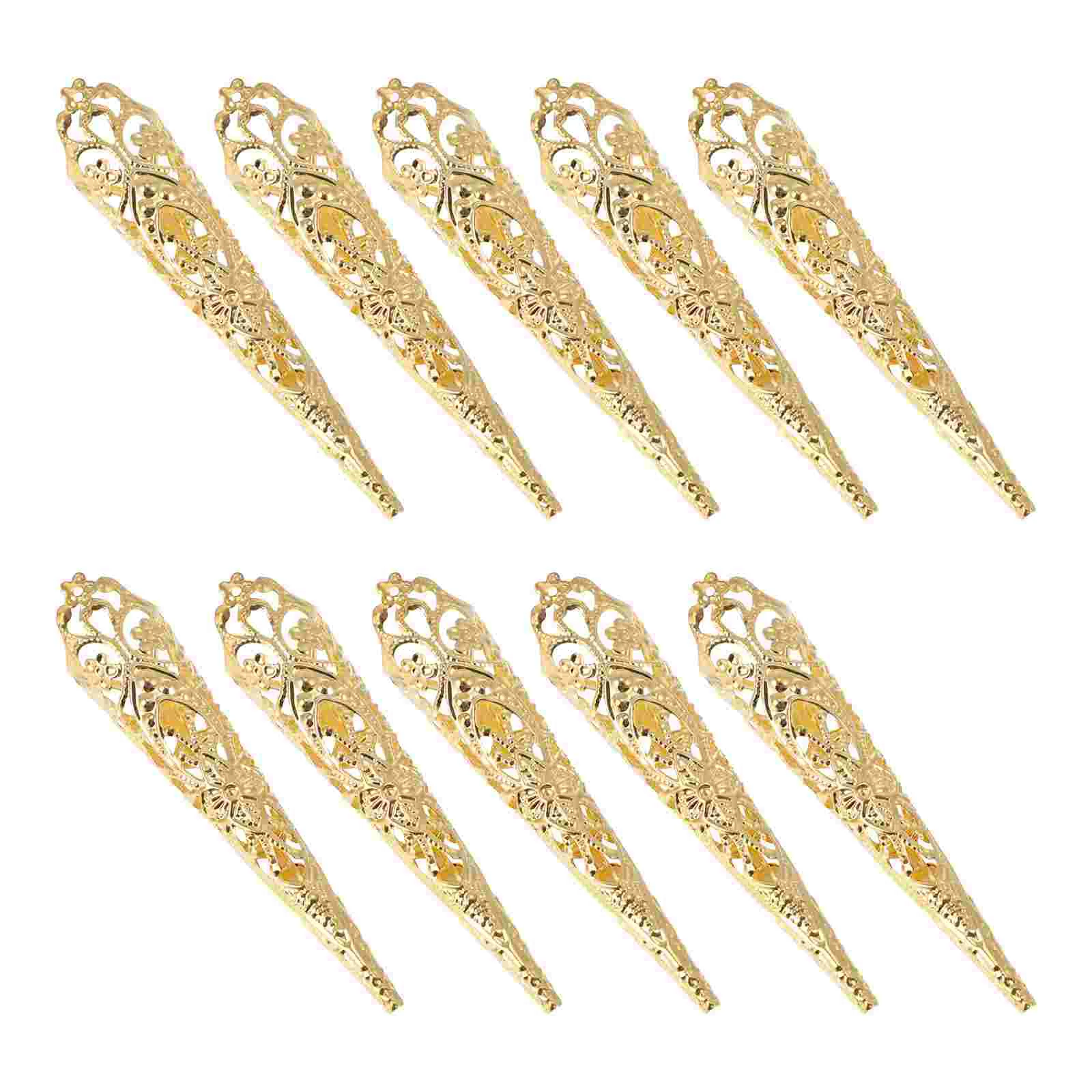 10Pcs Fingertip Claws Nail Art Accessories Hollow Out Nail Covers for Cosplay Performance
10Pcs Fingertip Claws Nail Art Accessories Hollow Out Nail Covers for Cosplay Performance