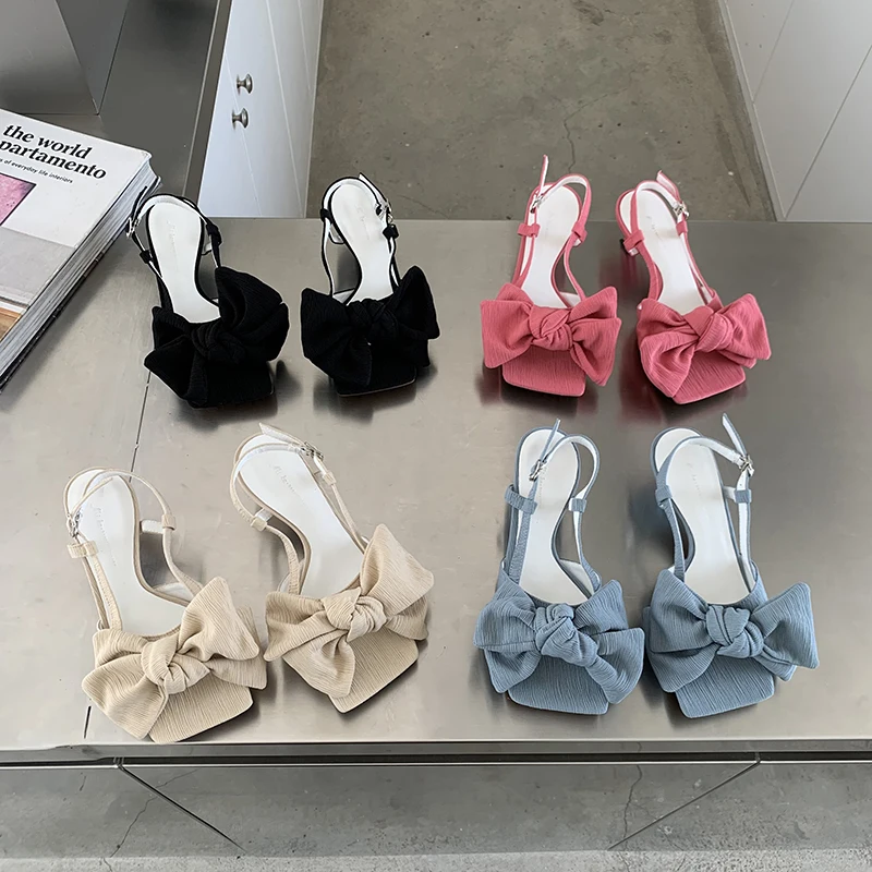 Open Toe Women Sandals Bow Design Casual Slides Sandals Pumps Thin Mid Heels Back Buckle Strap Dress Shoes Woman Size 35-39 Pink
Open Toe Women Sandals Bow Design Casual Slides Sandals Pumps Thin Mid Heels Back Buckle Strap Dress Shoes Woman Size 35-39 Pink
