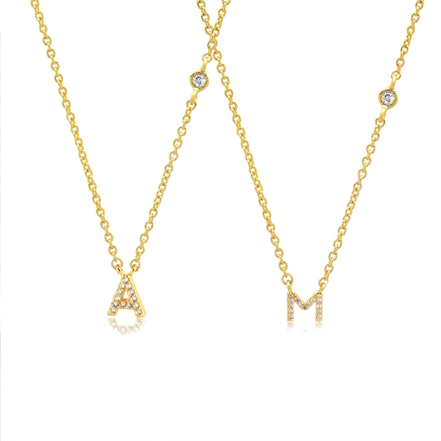925 Sterling Silver Gold Small 26 Letters A- Z Zircon CZ Pendant Monogram Necklace Me 2020 Initial Alphabet M A Jewelry
925 Sterling Silver Gold Small 26 Letters A- Z Zircon CZ Pendant Monogram Necklace Me 2020 Initial Alphabet M A Jewelry