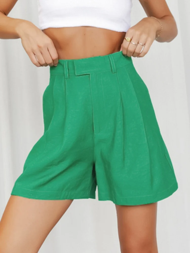 Women Shorts 100% Cotton Pocket Loose Fashion Lady Wide Leg Shorts 2022 Summer Streetwear Female High Waist Bottom Mujer
Women Shorts 100% Cotton Pocket Loose Fashion Lady Wide Leg Shorts 2022 Summer Streetwear Female High Waist Bottom Mujer