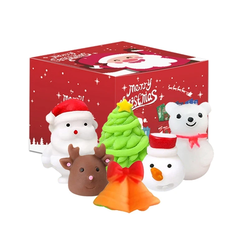 24pcs Christmas Soft Squishy Toy Squishy Stress Reliever Fidgets Toy Santa Claus Christmas Decompression for Kids Adult
24pcs Christmas Soft Squishy Toy Squishy Stress Reliever Fidgets Toy Santa Claus Christmas Decompression for Kids Adult