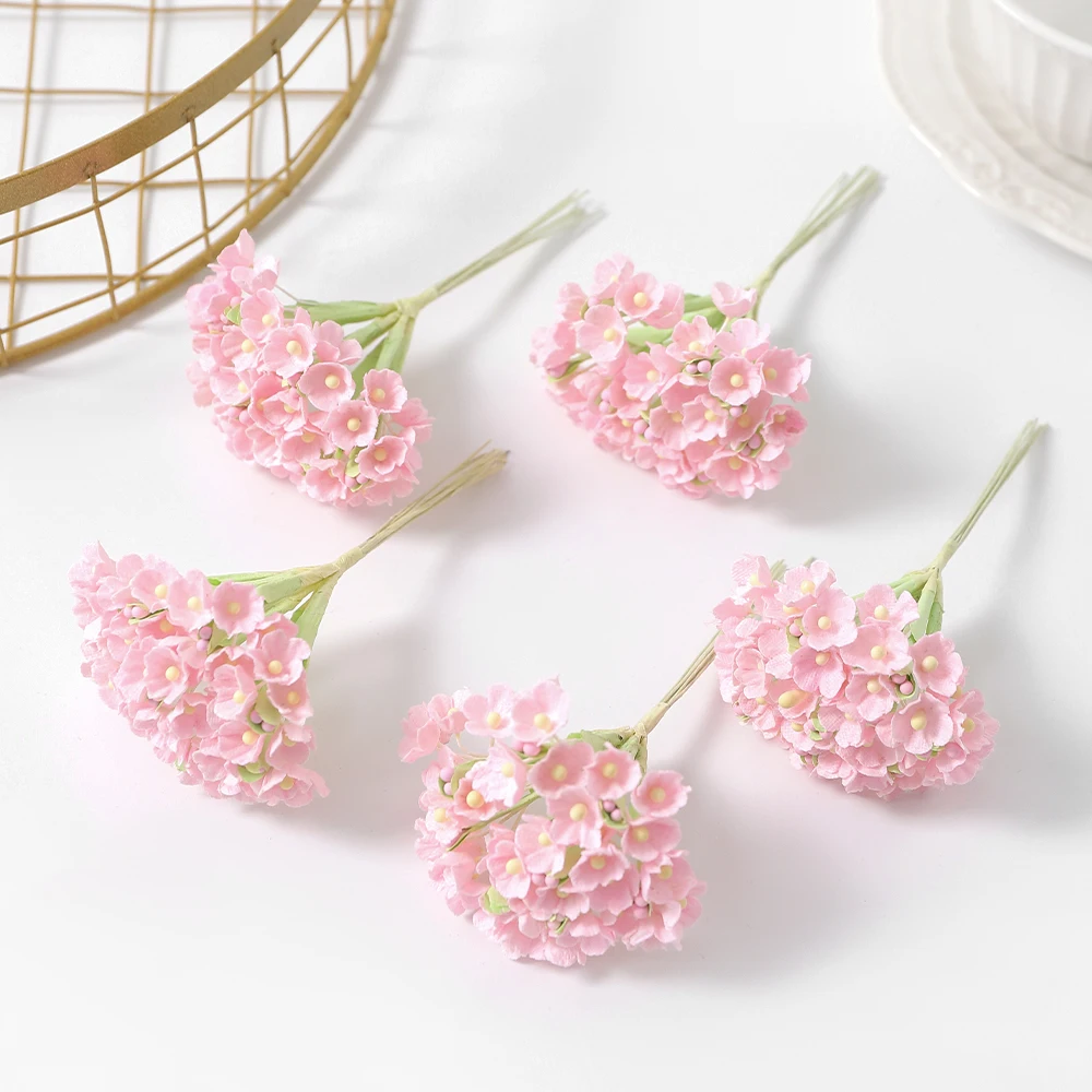 Искусственные сиреневые цветы шелк мини букет 11см
Искусственные сиреневые цветы шелк мини букет 11см