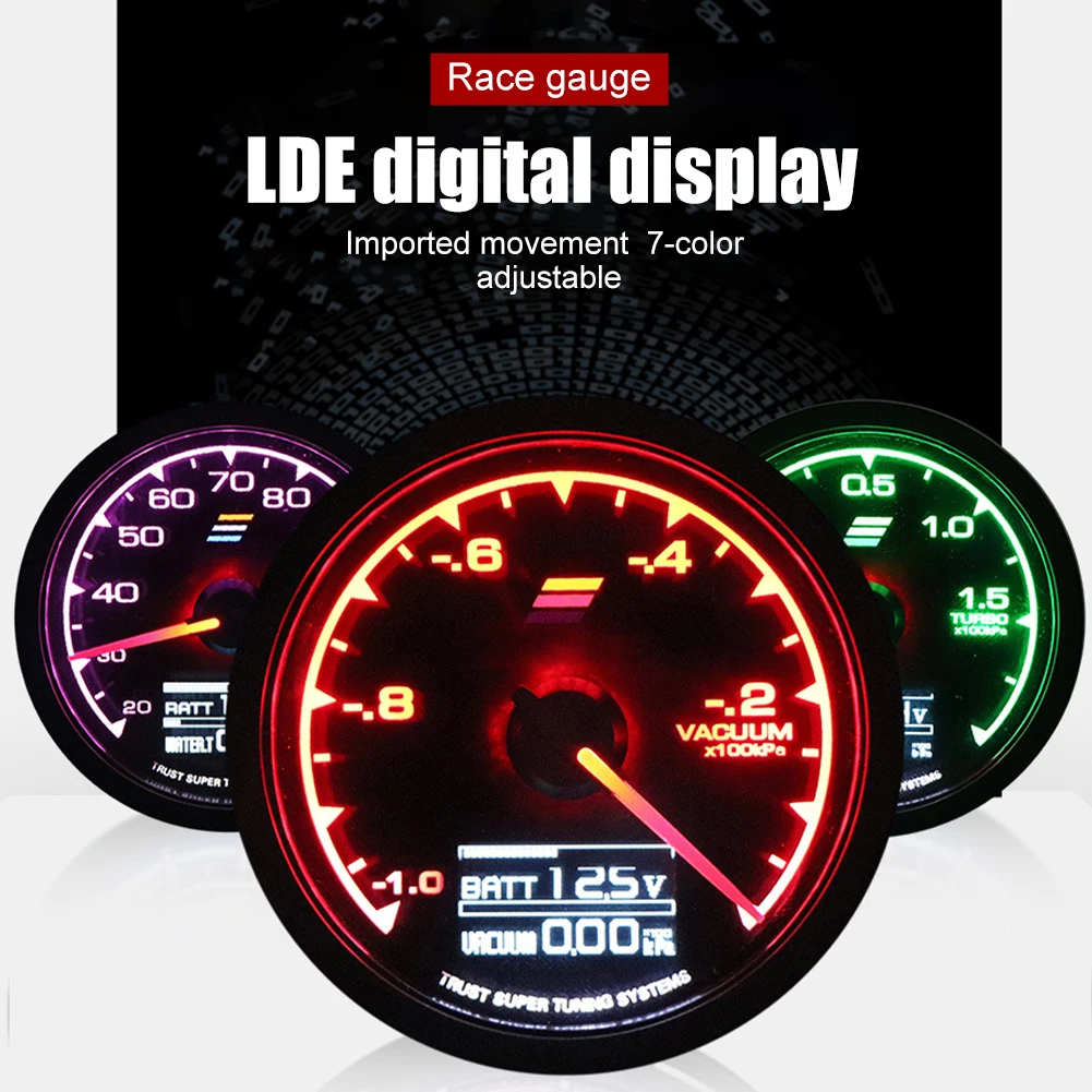 2.5-Inch Car Gauge 12V Water Temp Oil Temp Oil Pressure Gauge Tachometer Digital Display With Backlit For 4/6/8 Cylinder Engine
2.5-Inch Car Gauge 12V Water Temp Oil Temp Oil Pressure Gauge Tachometer Digital Display With Backlit For 4/6/8 Cylinder Engine