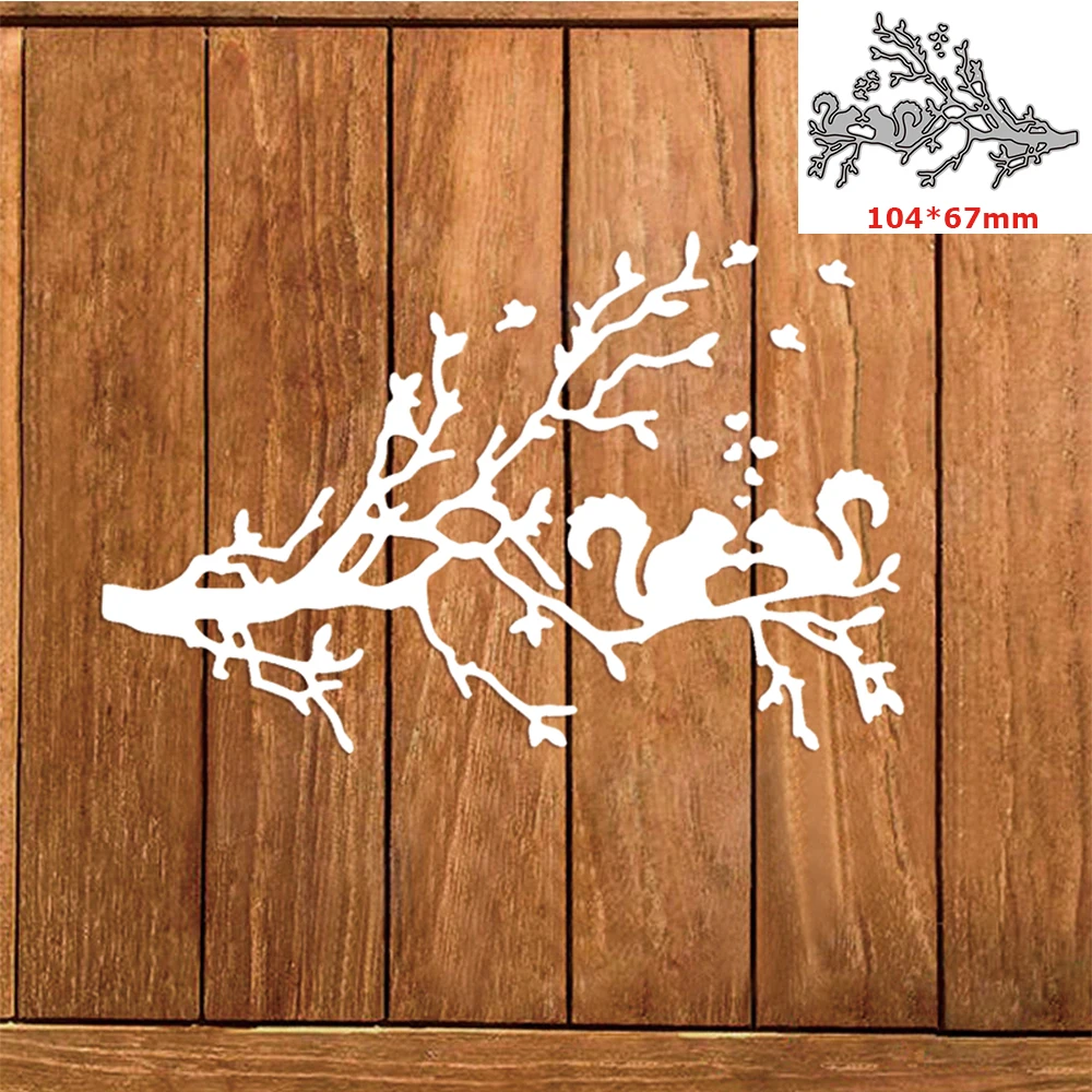 2 Squirrels Dead Branches Metal Cutting Dies Dies DIY Scrapbooking Crafting Knife Mould Blade Punch Decor Paper Cards 2022 New
2 Squirrels Dead Branches Metal Cutting Dies Dies DIY Scrapbooking Crafting Knife Mould Blade Punch Decor Paper Cards 2022 New