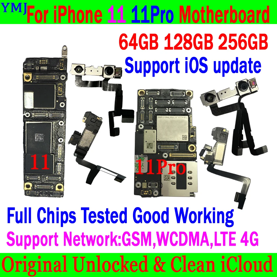 Free shipping For iPhone 11 PRO MAX Motherboard Original Unlock No icloud For iPhone 11 pro max logic board Support ios update
Free shipping For iPhone 11 PRO MAX Motherboard Original Unlock No icloud For iPhone 11 pro max logic board Support ios update