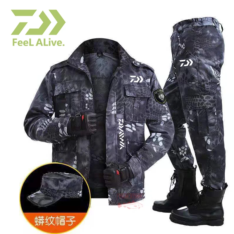 2022 Daiwa Spring Fishing Suit Thin Tactical Camouflage Fishing Jacket Men's Windproof Durable Outdoor Hiking Fishing Clothing
2022 Daiwa Spring Fishing Suit Thin Tactical Camouflage Fishing Jacket Men's Windproof Durable Outdoor Hiking Fishing Clothing