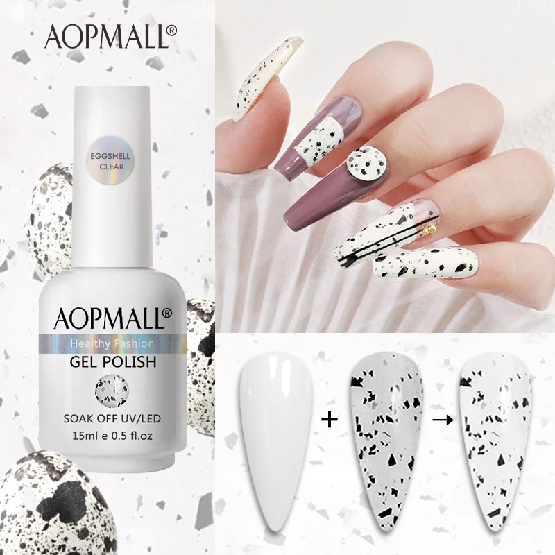 AOPMALL 15ml Transparent Eggshell Gel Nail Polish For Manicure Nail Art Semi Permanent Gel Polish Varnish Soak Off Nails Gel
AOPMALL 15ml Transparent Eggshell Gel Nail Polish For Manicure Nail Art Semi Permanent Gel Polish Varnish Soak Off Nails Gel