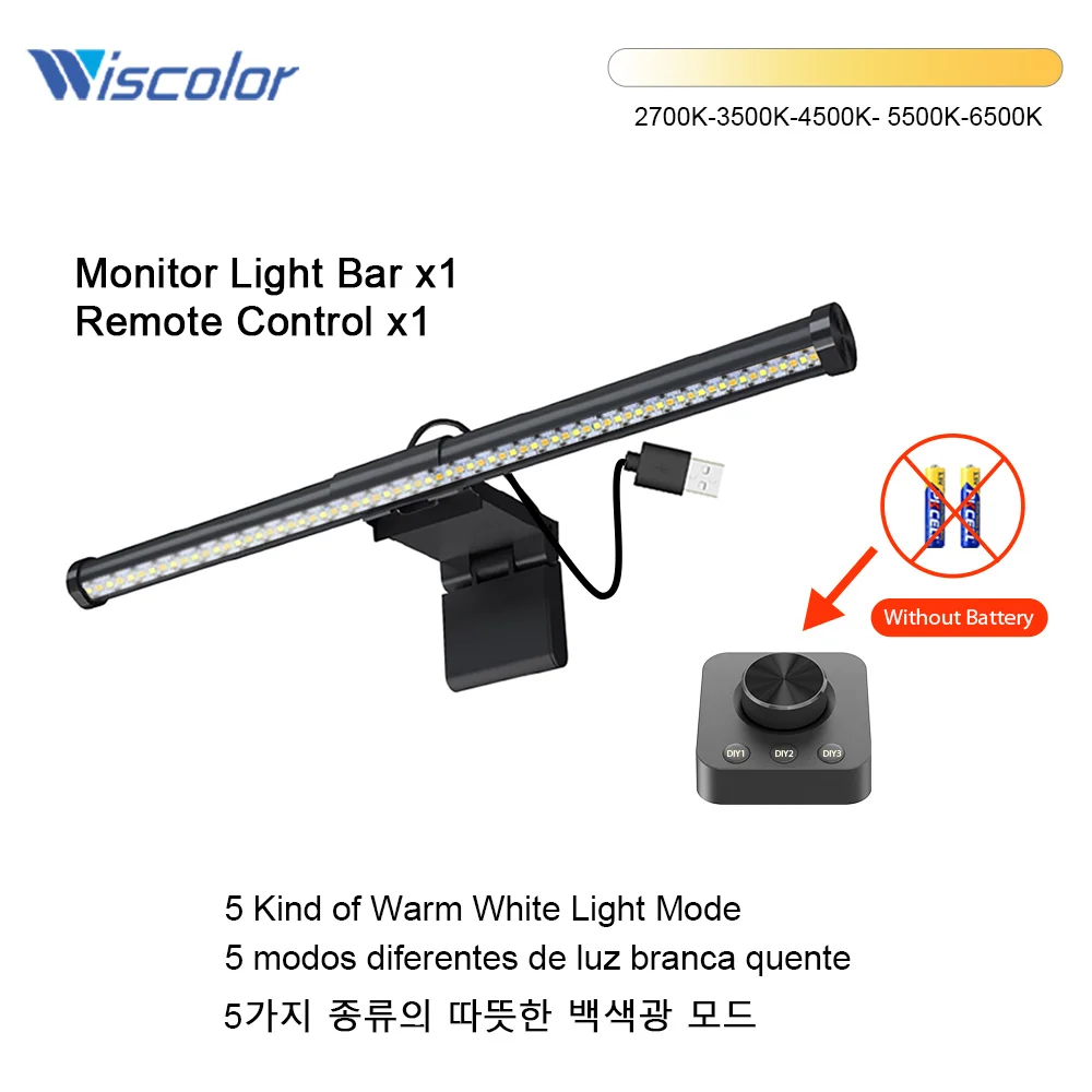 Wiscolor Настольная лампа для глаз 55 см
Wiscolor Настольная лампа для глаз 55 см