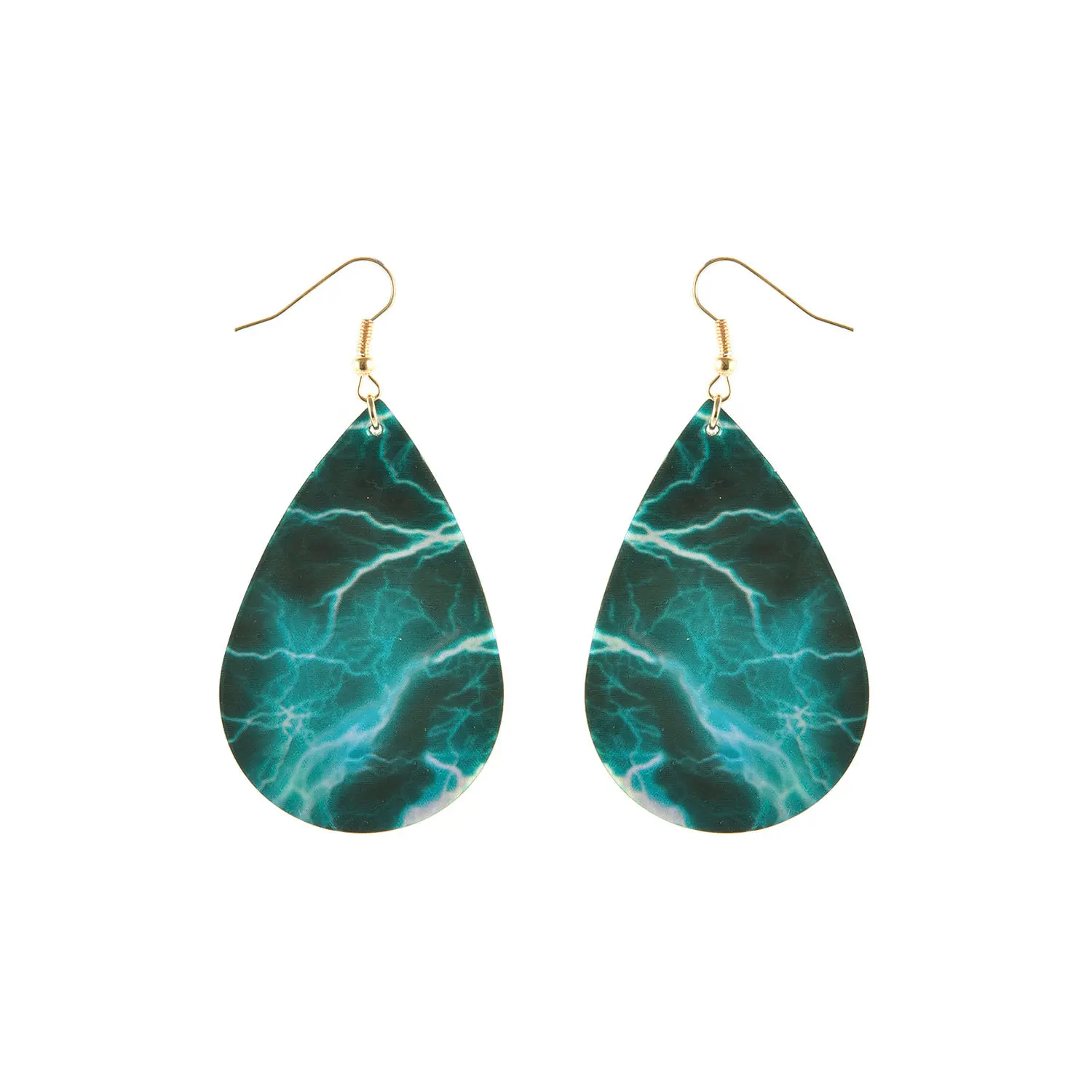 New Pu Leather Water Drop Earrings Ladies Exaggerated Lightning Pattern Earrings Jewelry
New Pu Leather Water Drop Earrings Ladies Exaggerated Lightning Pattern Earrings Jewelry