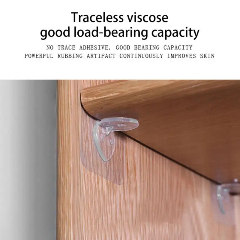 Non-marking Transparent Adhesive Shelf Support Pegs Multi-Purpose Hook Holder Closet Cabinet Shelf Support Hooks Wall Hangers
Non-marking Transparent Adhesive Shelf Support Pegs Multi-Purpose Hook Holder Closet Cabinet Shelf Support Hooks Wall Hangers