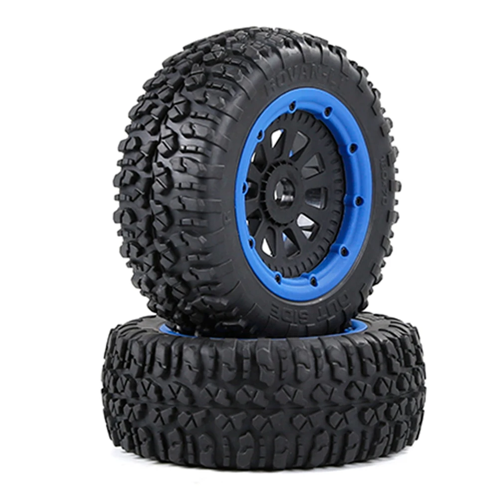 2Pcs Wasteland Tyres and Wheel Hub Set for 1/5 Hpi Km Baja 5S/SLT/V5 LOSI 5IVE T Rc Car Parts- 180X70mm,Blue
2Pcs Wasteland Tyres and Wheel Hub Set for 1/5 Hpi Km Baja 5S/SLT/V5 LOSI 5IVE T Rc Car Parts- 180X70mm,Blue