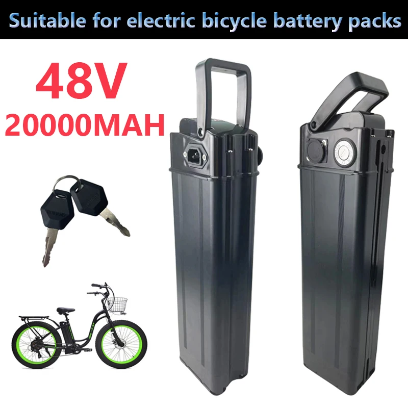 Silverfish 48V 20Ah 18650 lithium-ion battery pack suitable for electric bicycles, electric folding bicycles 250W-1500W
Silverfish 48V 20Ah 18650 lithium-ion battery pack suitable for electric bicycles, electric folding bicycles 250W-1500W