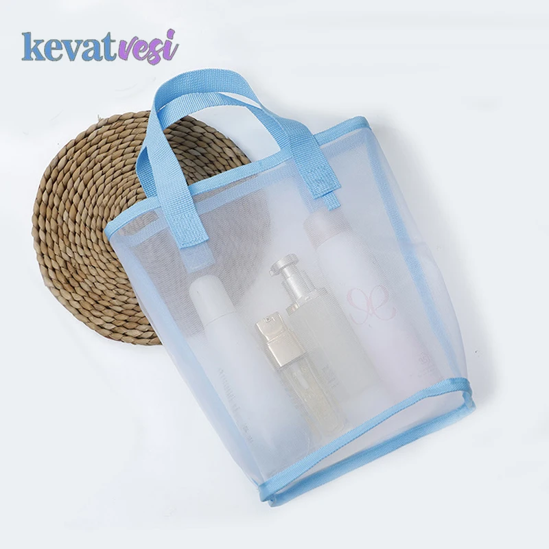 Travel Storage Bag Portable Makeup Bag Mesh Cosmetic Bag Women Swimming Storage Bags Beach Gym Bath Bag Toiletry Organizer Bag
Travel Storage Bag Portable Makeup Bag Mesh Cosmetic Bag Women Swimming Storage Bags Beach Gym Bath Bag Toiletry Organizer Bag