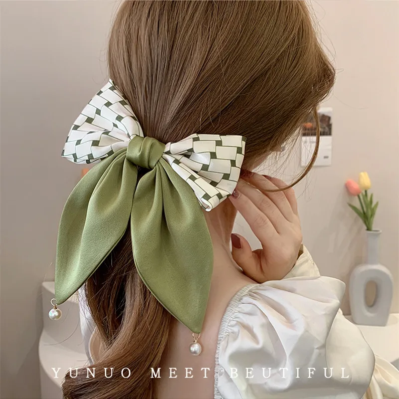 New Fashion Green Color Big Bow Hairpins For Women Girls Hair Accessories Hair Scrunchies Headwear Ornaments Bowknot Barrettes
New Fashion Green Color Big Bow Hairpins For Women Girls Hair Accessories Hair Scrunchies Headwear Ornaments Bowknot Barrettes